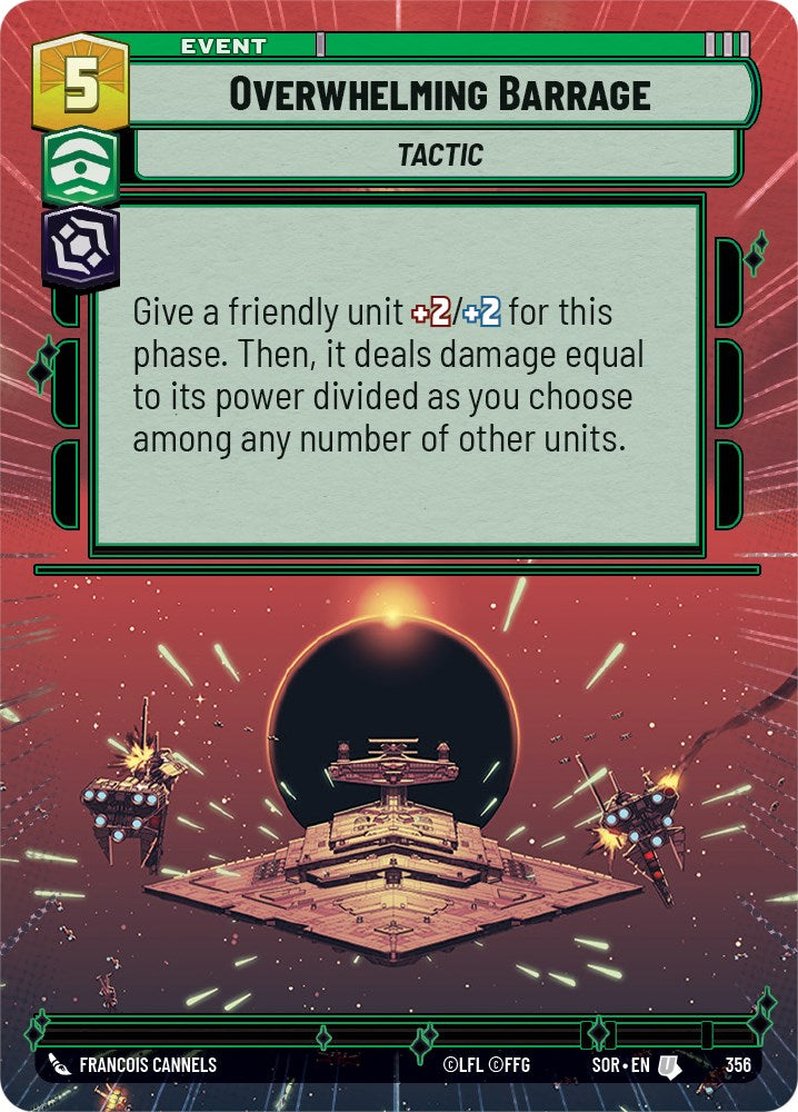 Overwhelming Barrage (Hyperspace) (356) [Spark of Rebellion] | Exor Games New Glasgow