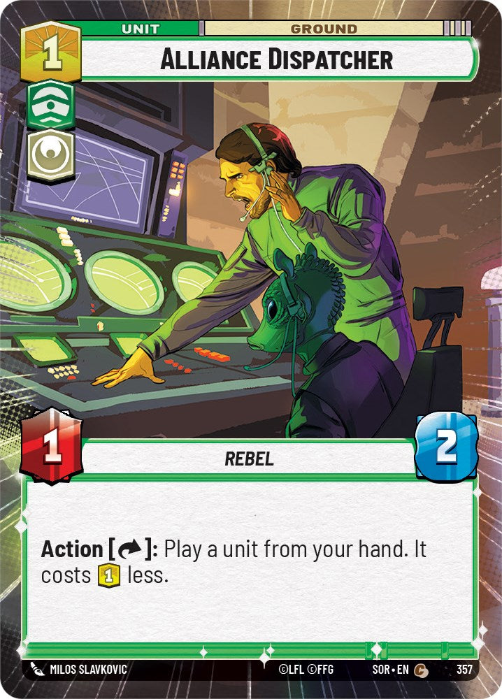 Alliance Dispatcher (Hyperspace) (357) [Spark of Rebellion] | Exor Games New Glasgow