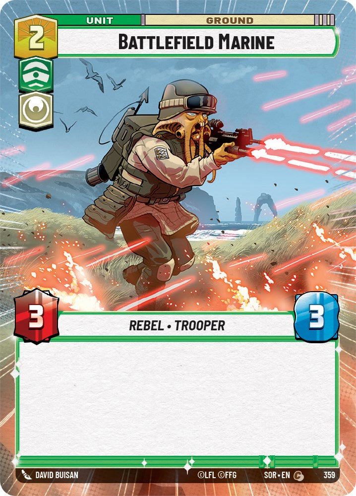 Battlefield Marine (Hyperspace) (359) [Spark of Rebellion] | Exor Games New Glasgow