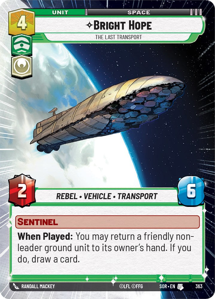 Bright Hope - The Last Transport (Hyperspace) (363) [Spark of Rebellion] | Exor Games New Glasgow