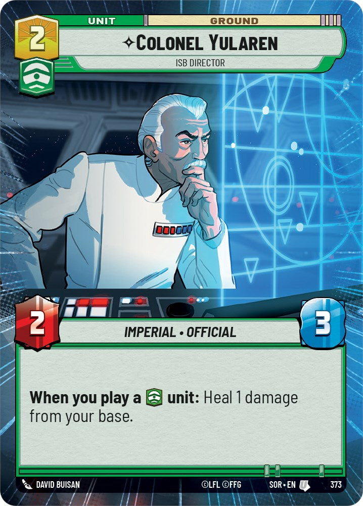 Colonel Yularen - ISB Director (Hyperspace) (373) [Spark of Rebellion] | Exor Games New Glasgow