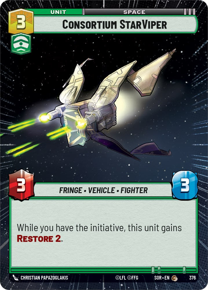 Consortium StarViper (Hyperspace) (376) [Spark of Rebellion] | Exor Games New Glasgow