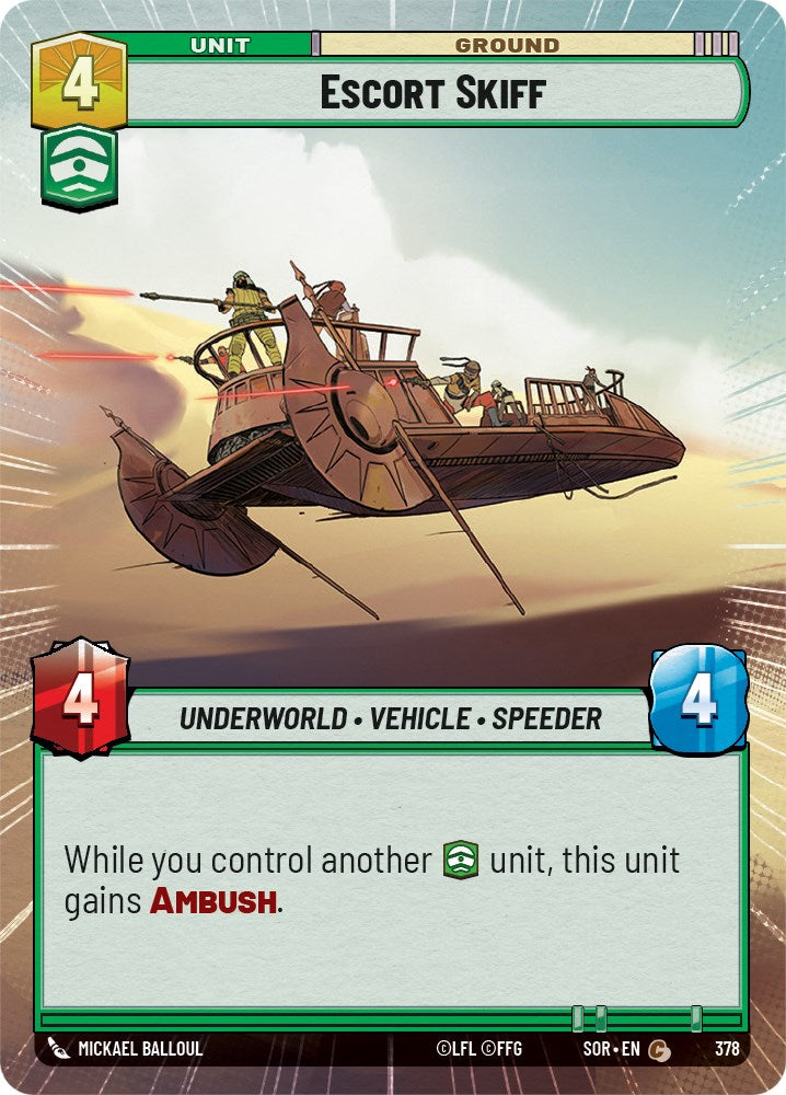 Escort Skiff (Hyperspace) (378) [Spark of Rebellion] | Exor Games New Glasgow