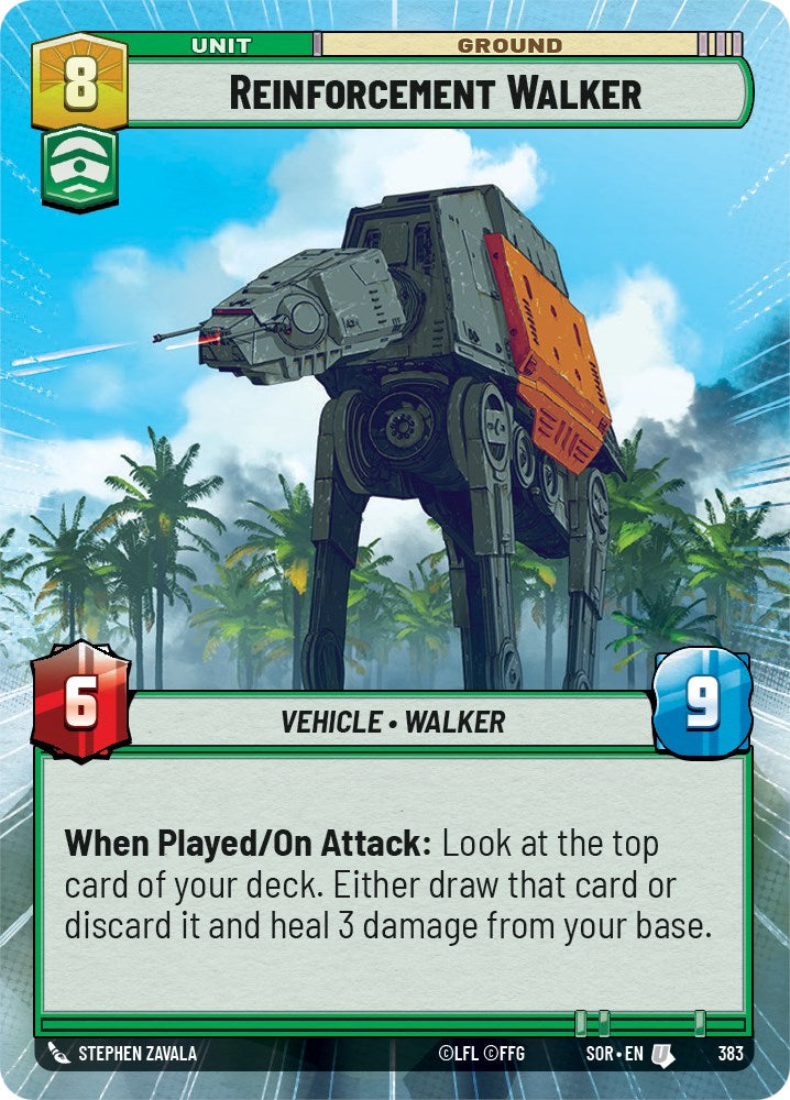 Reinforcement Walker (Hyperspace) (383) [Spark of Rebellion] | Exor Games New Glasgow