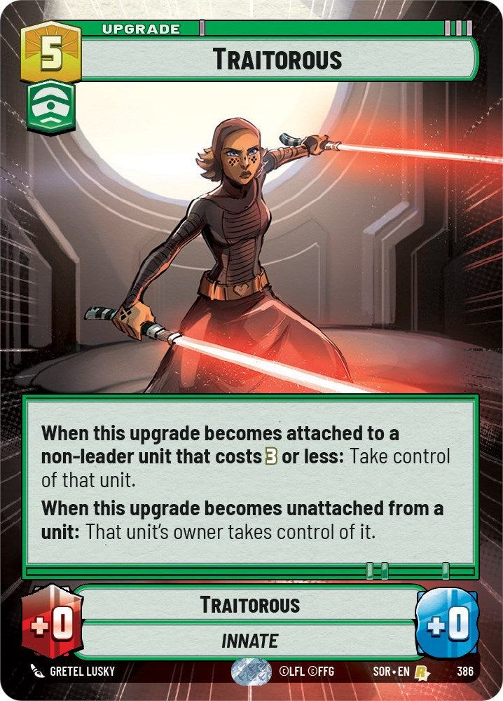 Traitorous (Hyperspace) (386) [Spark of Rebellion] | Exor Games New Glasgow