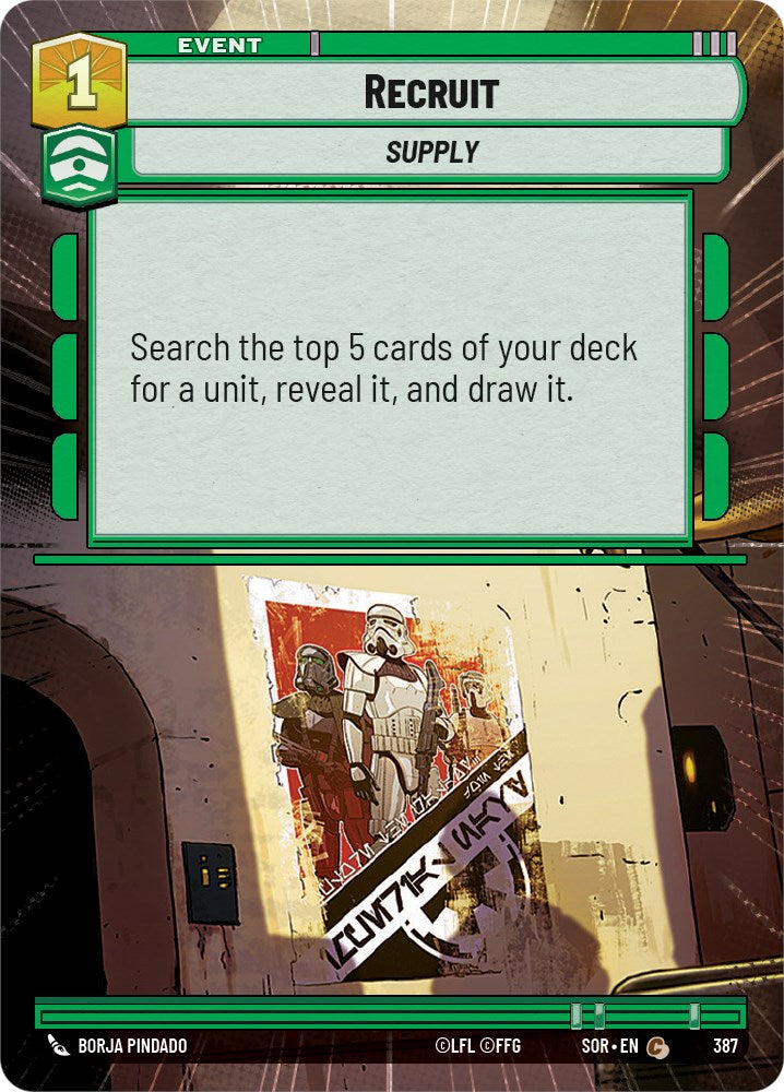 Recruit (Hyperspace) (387) [Spark of Rebellion] | Exor Games New Glasgow