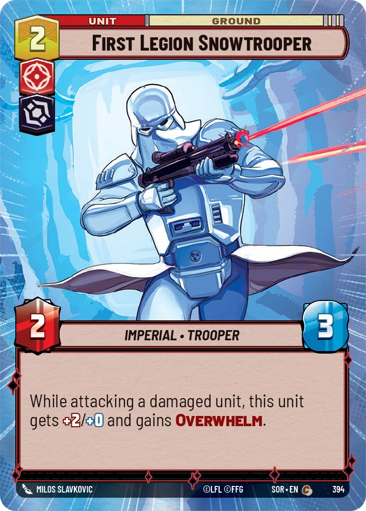 First Legion Snowtrooper (Hyperspace) (394) [Spark of Rebellion] | Exor Games New Glasgow
