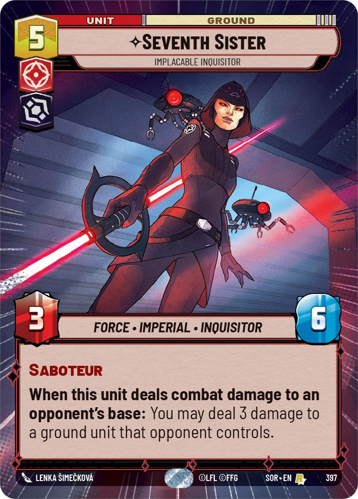 Seventh Sister - Implacable Inquisitor (Hyperspace) (397) [Spark of Rebellion] | Exor Games New Glasgow