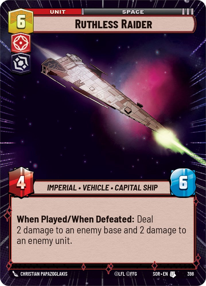 Ruthless Raider (Hyperspace) (398) [Spark of Rebellion] | Exor Games New Glasgow