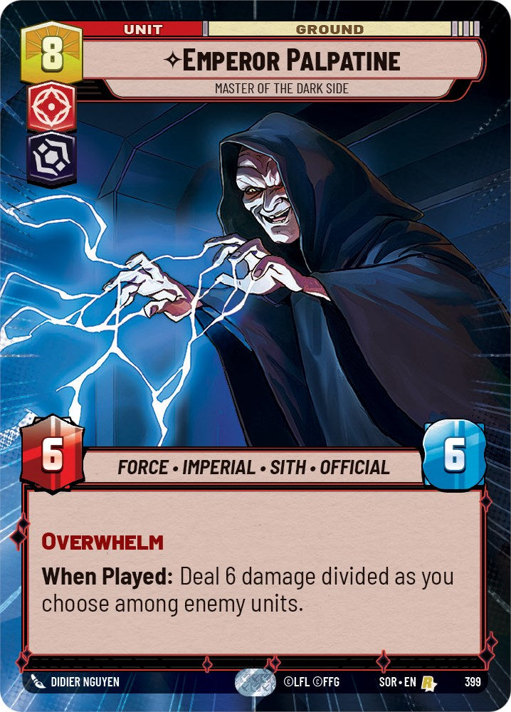 Emperor Palpatine - Master of the Dark Side (Hyperspace) (399) [Spark of Rebellion] | Exor Games New Glasgow