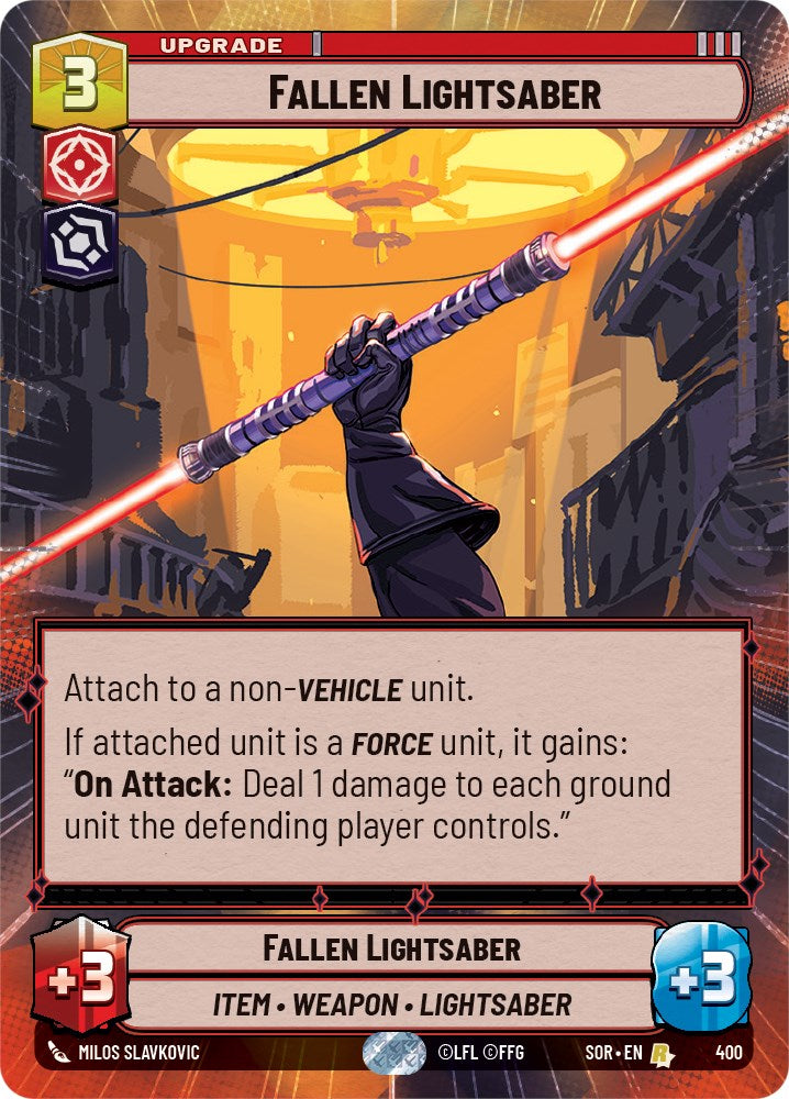 Fallen Lightsaber (Hyperspace) (400) [Spark of Rebellion] | Exor Games New Glasgow
