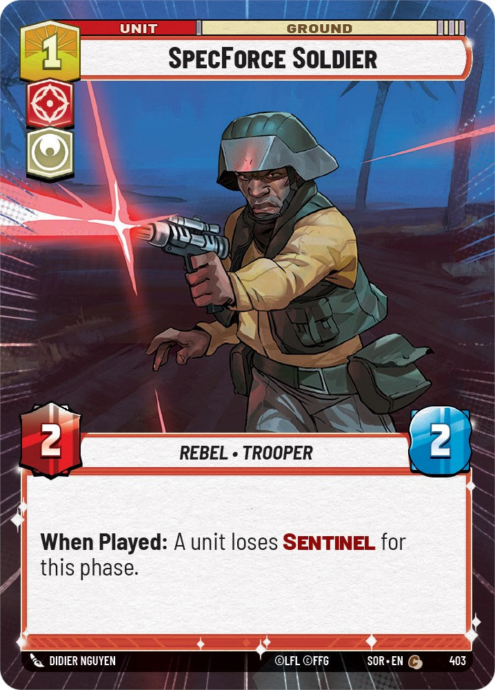 SpecForce Soldier (Hyperspace) (403) [Spark of Rebellion] | Exor Games New Glasgow