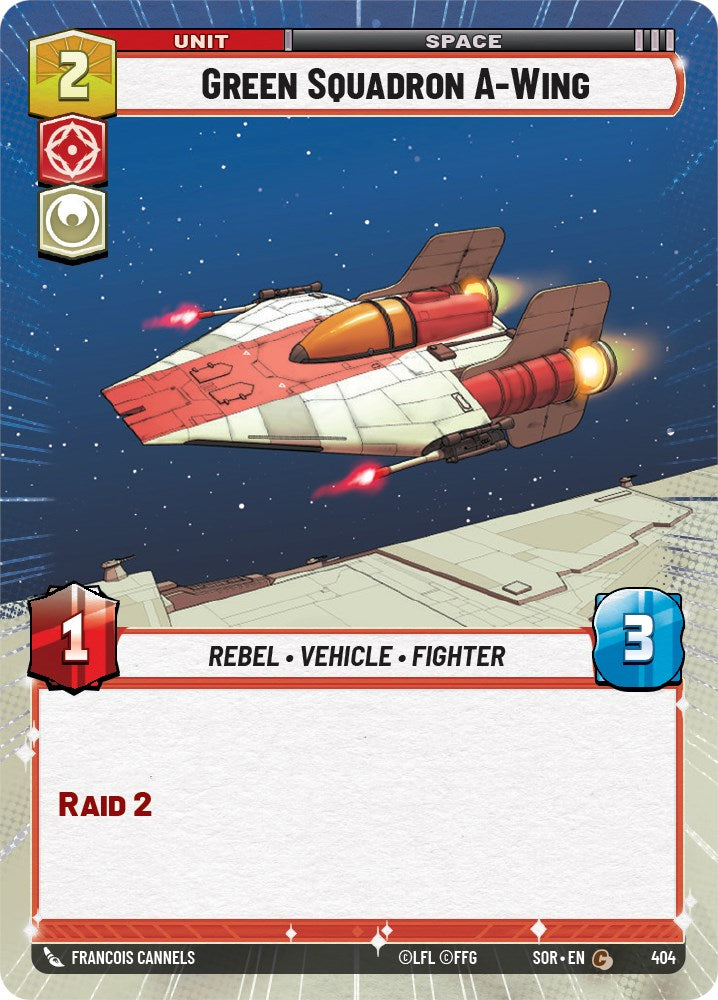 Green Squadron A-Wing (Hyperspace) (404) [Spark of Rebellion] | Exor Games New Glasgow