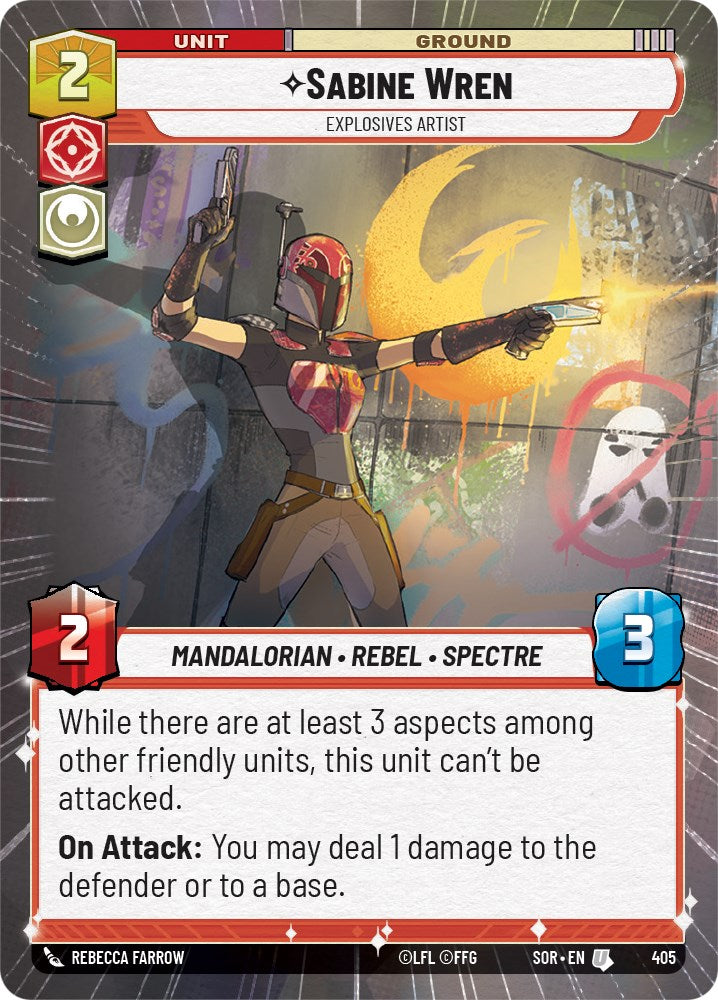Sabine Wren - Explosives Artist (Hyperspace) (405) [Spark of Rebellion] | Exor Games New Glasgow