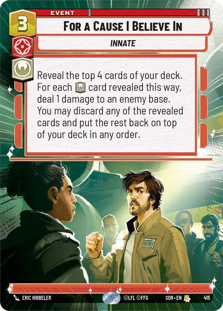 For A Cause I Believe In (Hyperspace) (415) [Spark of Rebellion] | Exor Games New Glasgow