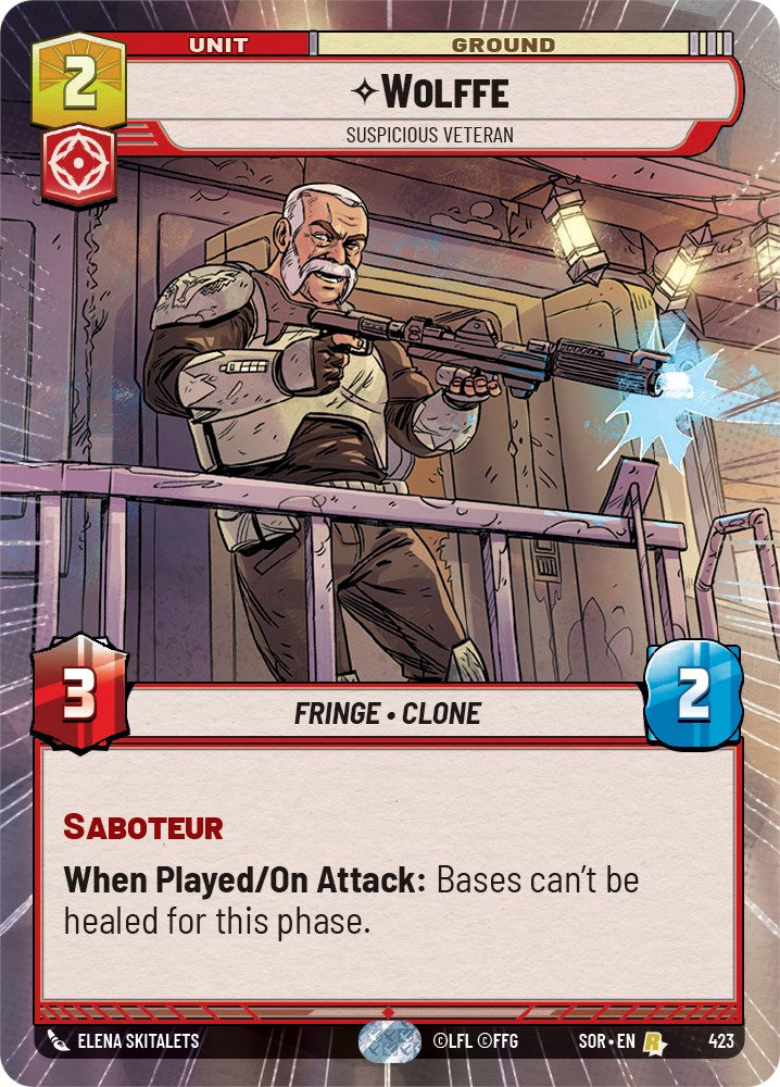 Wolffe - Suspicious Veteran (Hyperspace) (423) [Spark of Rebellion] | Exor Games New Glasgow