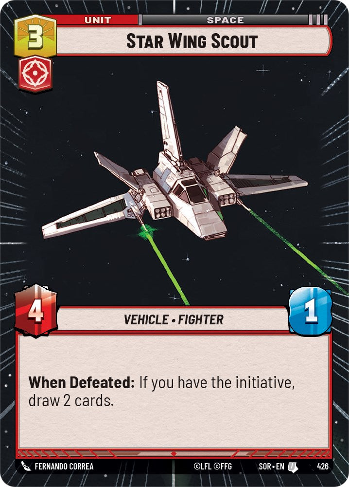 Star Wing Scout (Hyperspace) (426) [Spark of Rebellion] | Exor Games New Glasgow