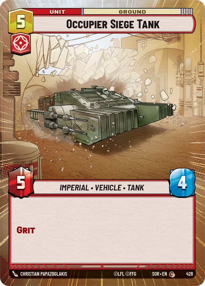 Occupier Siege Tank (Hyperspace) (428) [Spark of Rebellion] | Exor Games New Glasgow
