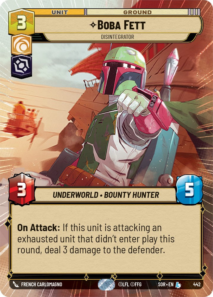 Boba Fett - Disintegrator (Hyperspace) (442) [Spark of Rebellion] | Exor Games New Glasgow