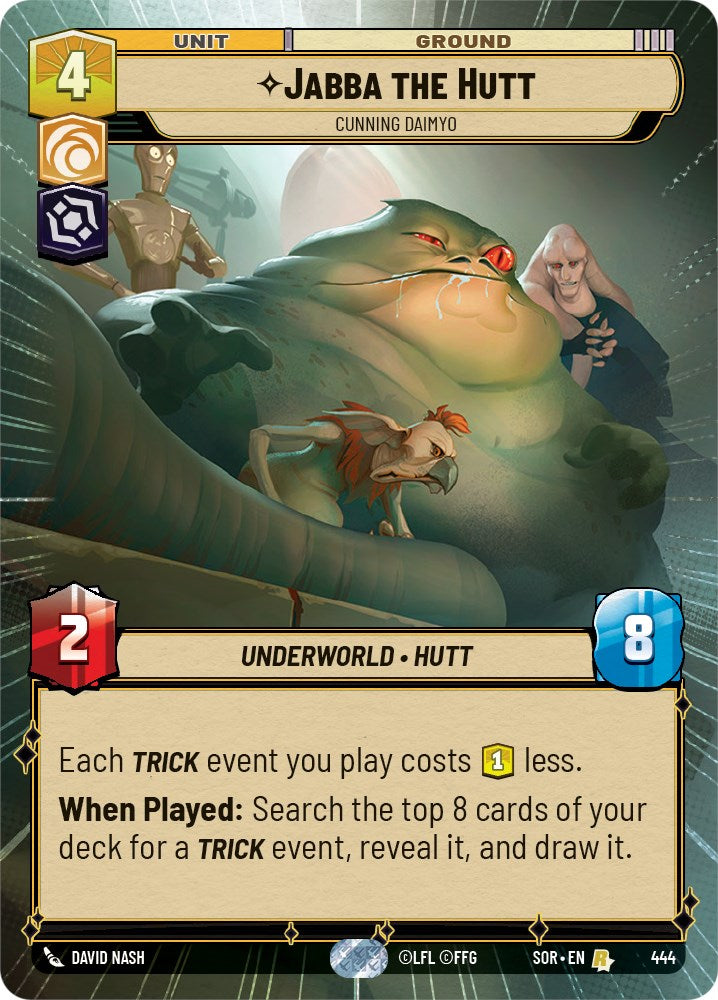 Jabba the Hutt - Cunning Daimyo (Hyperspace) (444) [Spark of Rebellion] | Exor Games New Glasgow