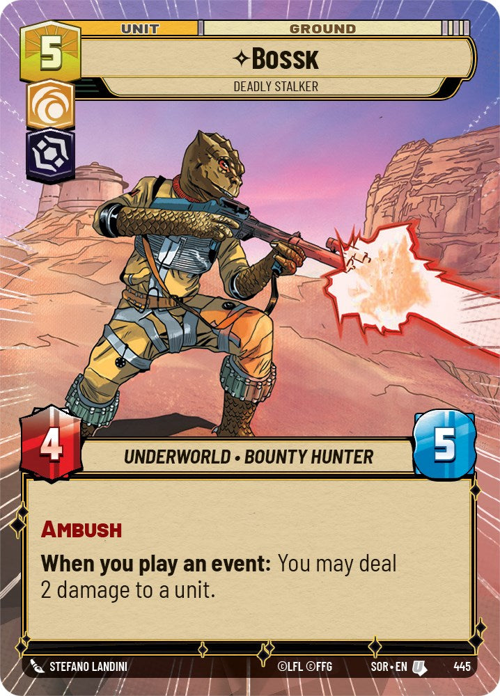 Bossk - Deadly Stalker (Hyperspace) (445) [Spark of Rebellion] | Exor Games New Glasgow