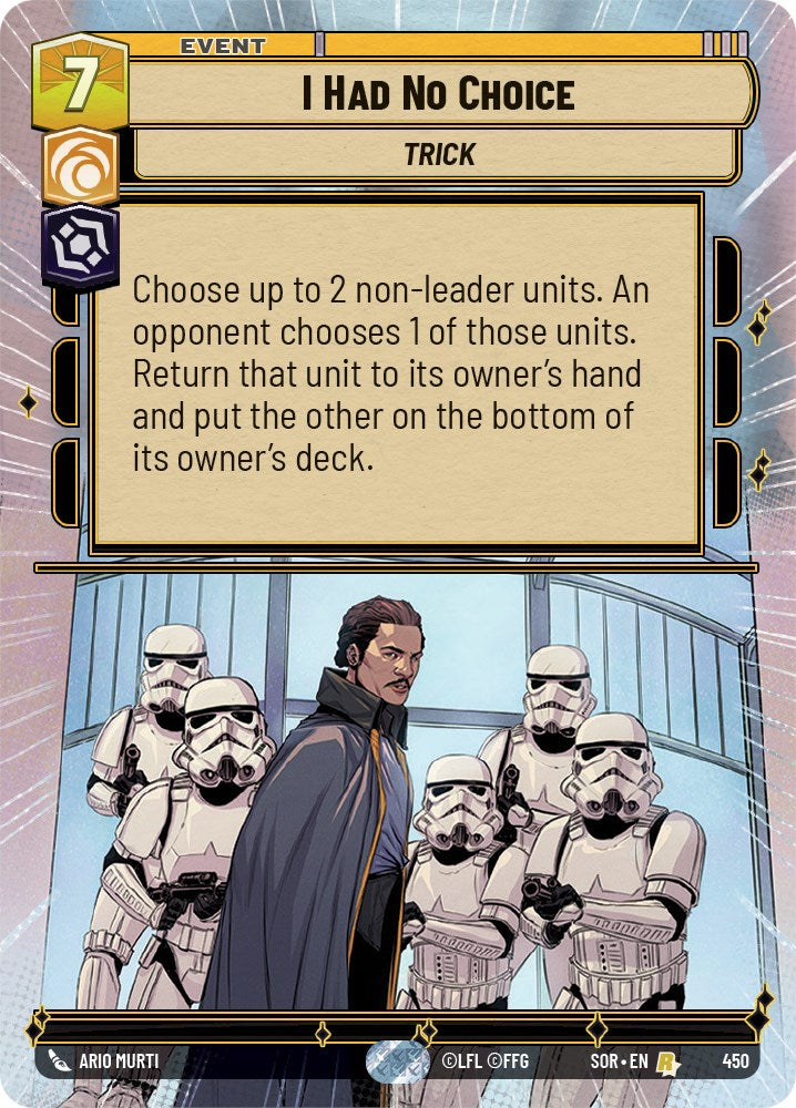 I Had No Choice (Hyperspace) (450) [Spark of Rebellion] | Exor Games New Glasgow
