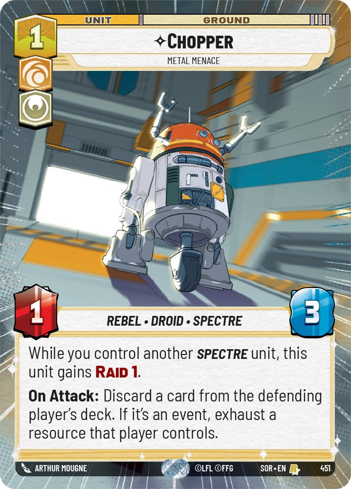 Chopper - Metal Menace (Hyperspace) (451) [Spark of Rebellion] | Exor Games New Glasgow