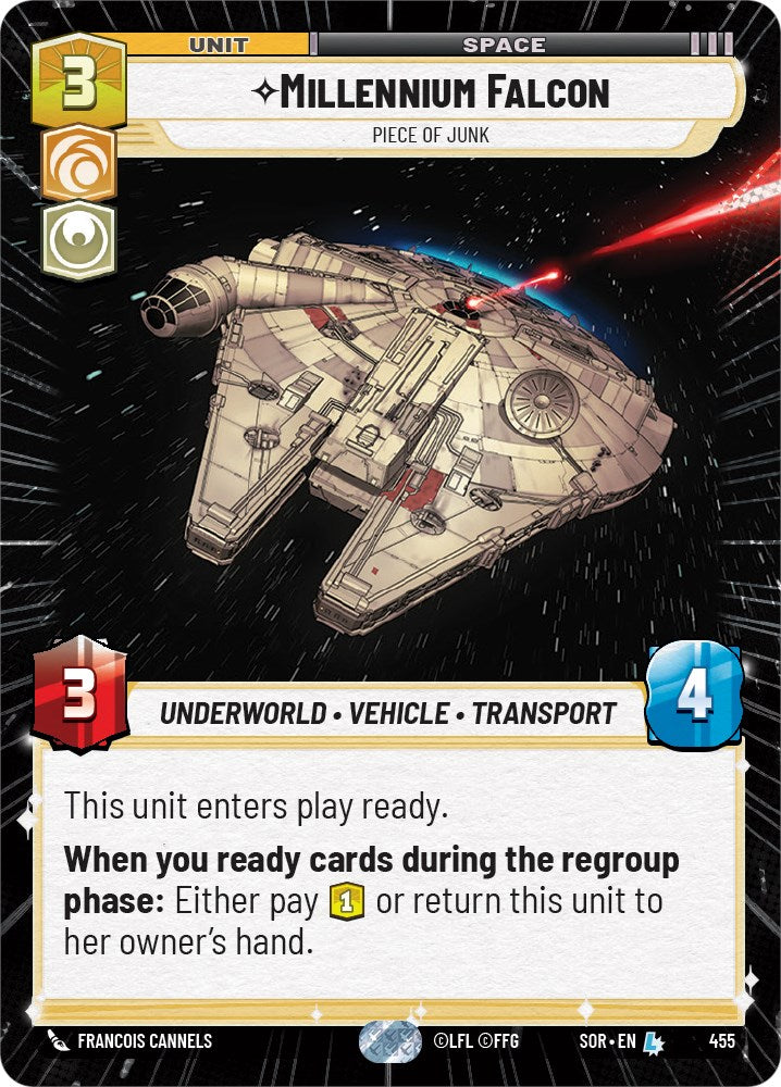 Millennium Falcon - Piece of Junk (Hyperspace) (455) [Spark of Rebellion] | Exor Games New Glasgow