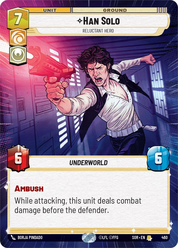 Han Solo - Relunctant Hero (Hyperspace) (460) [Spark of Rebellion] | Exor Games New Glasgow