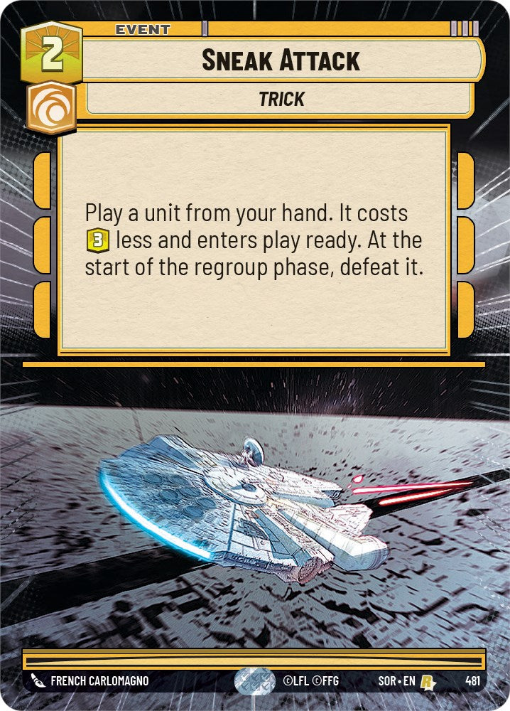 Sneak Attack (Hyperspace) (481) [Spark of Rebellion] | Exor Games New Glasgow