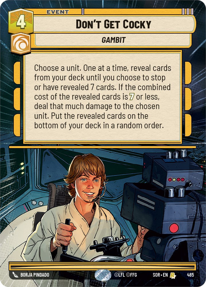 Don't Get Cocky (Hyperspace) (485) [Spark of Rebellion] | Exor Games New Glasgow