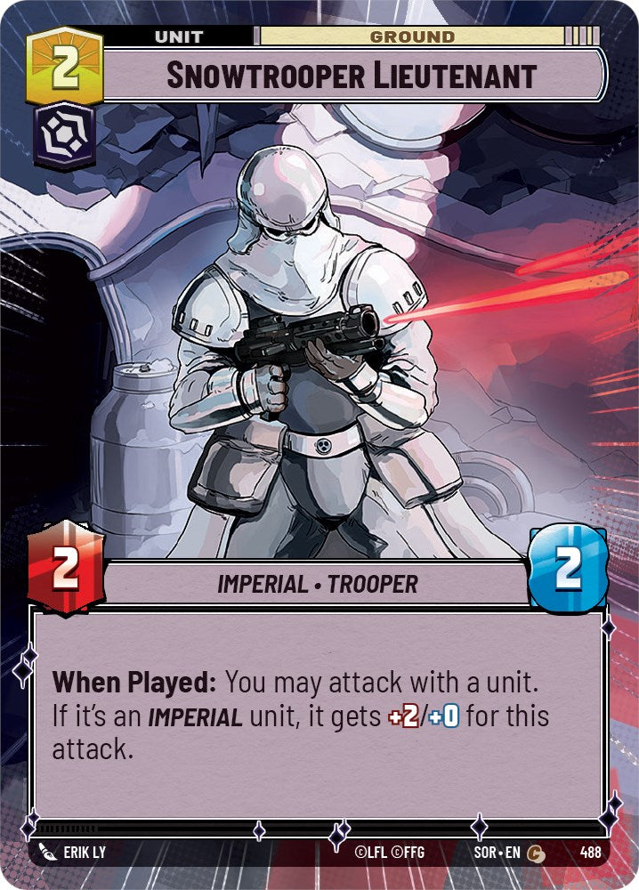Snowtrooper Lieutenant (Hyperspace) (488) [Spark of Rebellion] | Exor Games New Glasgow