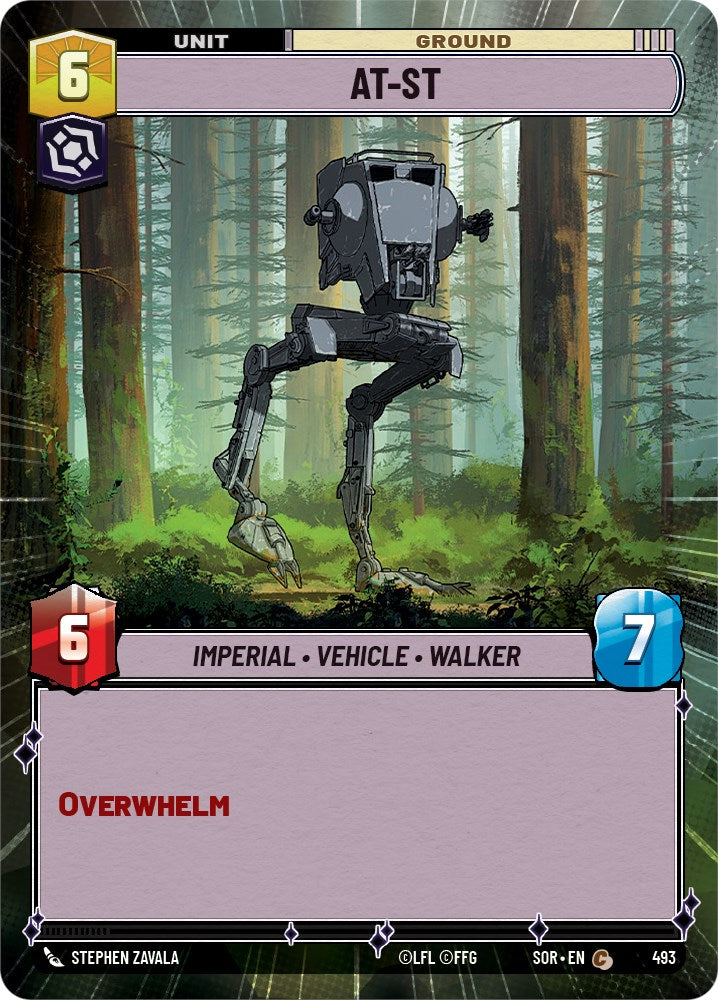 AT-ST (Hyperspace) (493) [Spark of Rebellion] | Exor Games New Glasgow