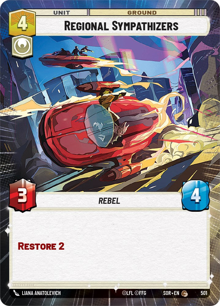 Regional Sympathizers (Hyperspace) (501) [Spark of Rebellion] | Exor Games New Glasgow