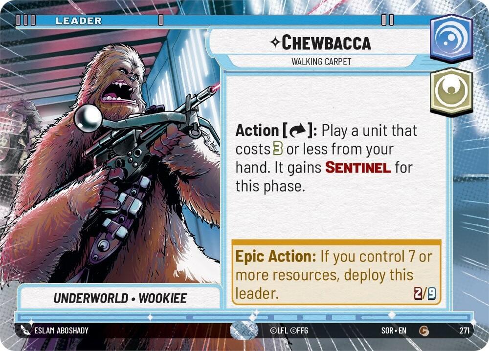 Chewbacca - Walking Carpet (Hyperspace) (271) [Spark of Rebellion] | Exor Games New Glasgow