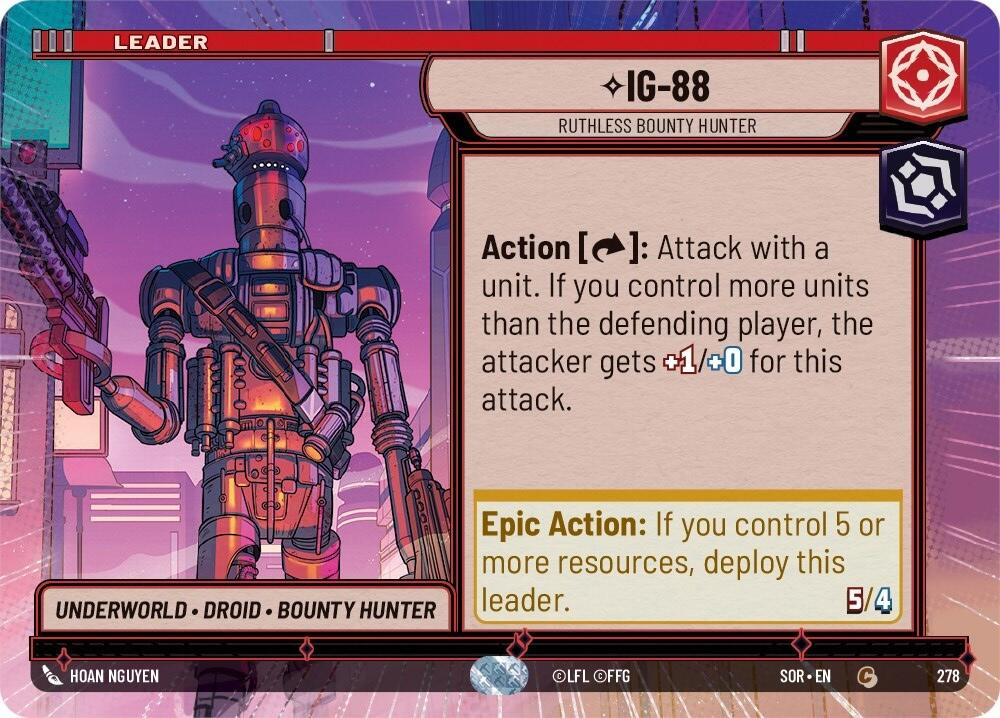 IG-88 - Ruthless Bounty Hunter (Hyperspace) (278) [Spark of Rebellion] | Exor Games New Glasgow