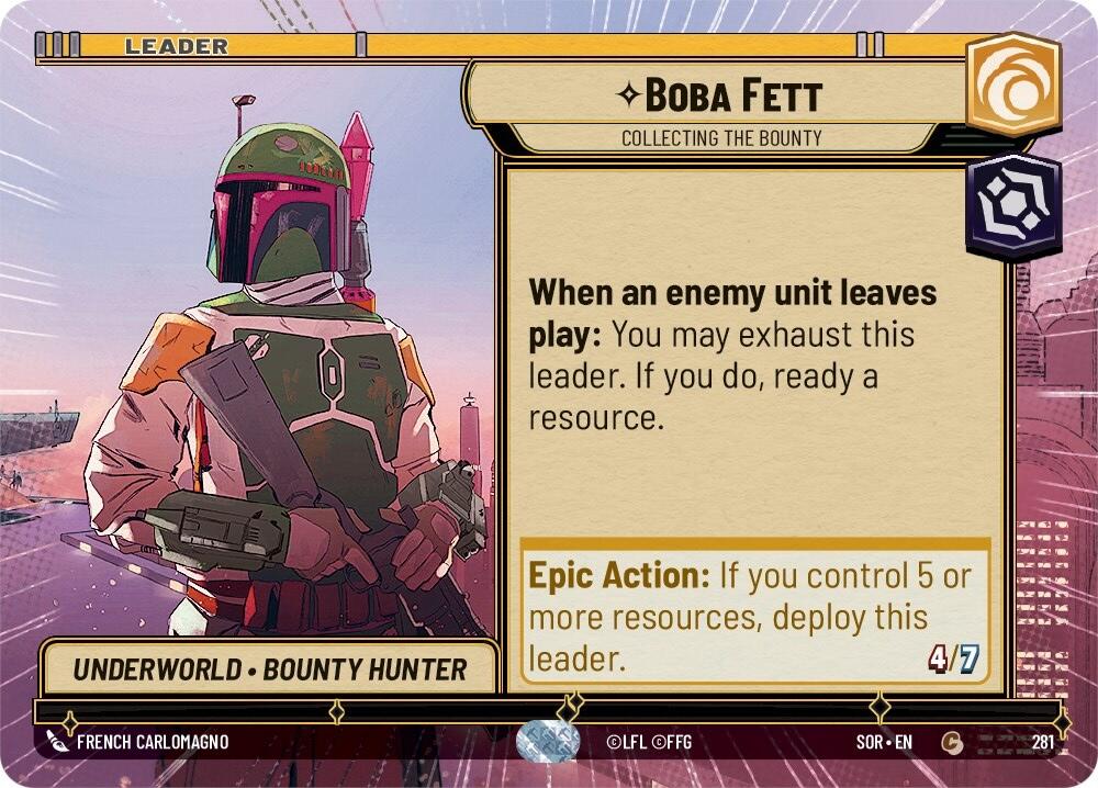 Boba Fett - Collecting the Bounty (Hyperspace) (281) [Spark of Rebellion] | Exor Games New Glasgow