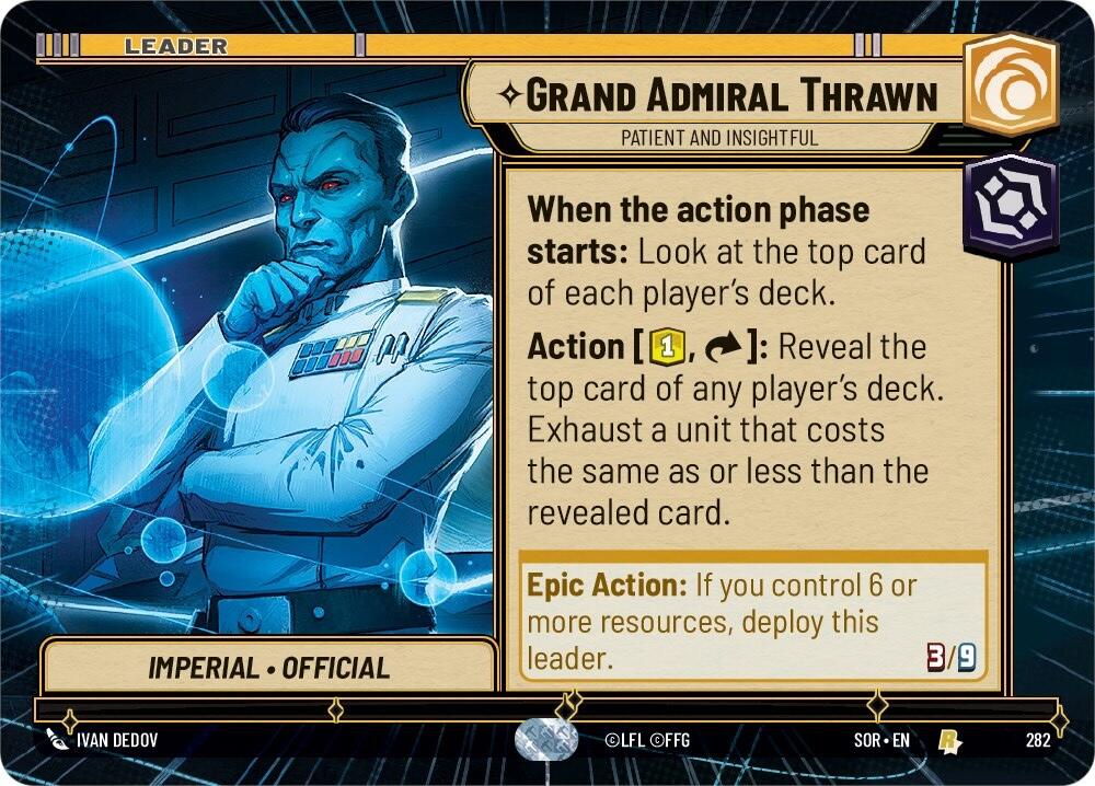 Grand Admiral Thrawn - Patient and Insightful (Hyperspace) (282) [Spark of Rebellion] | Exor Games New Glasgow