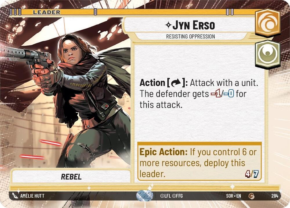 Jyn Erso - Resisting Oppression (Hyperspace) (284) [Spark of Rebellion] | Exor Games New Glasgow