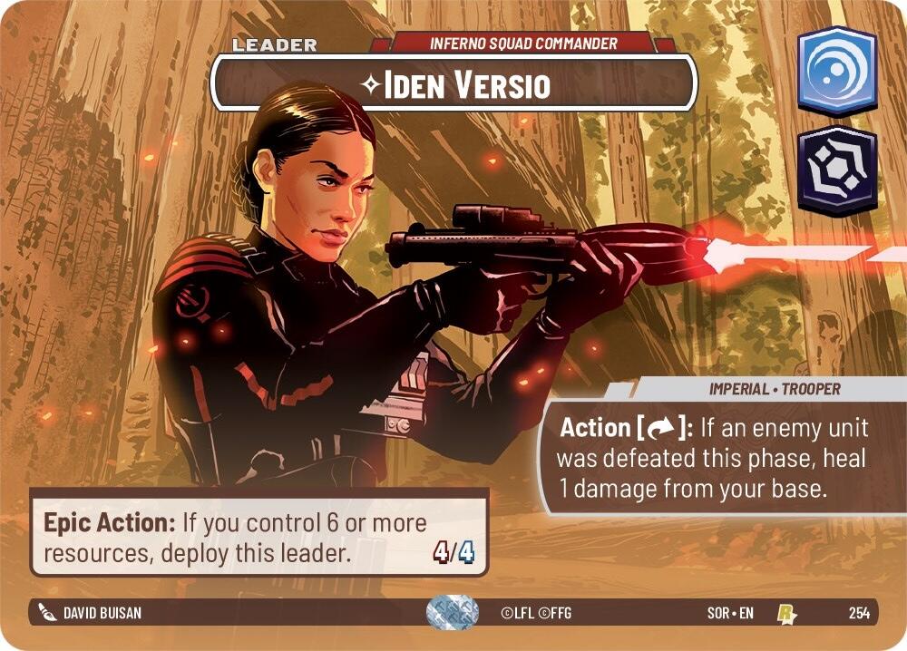 Iden Versio - Inferno Squad Commander (Showcase) (254) [Spark of Rebellion] | Exor Games New Glasgow