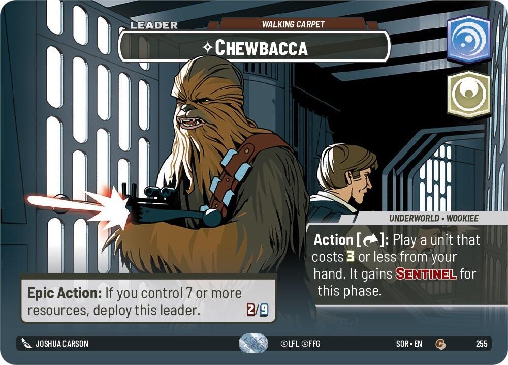 Chewbacca - Walking Carpet (Showcase) (255) [Spark of Rebellion] | Exor Games New Glasgow