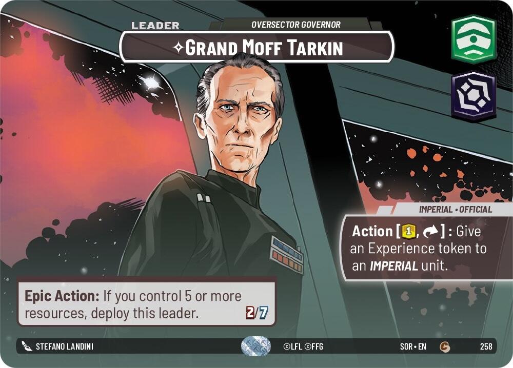 Grand Moff Tarkin - Oversector Governor (Showcase) (258) [Spark of Rebellion] | Exor Games New Glasgow