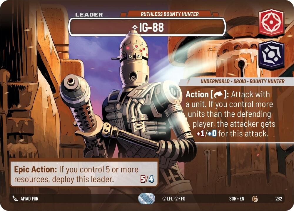 IG-88 - Ruthless Bounty Hunter (Showcase) (262) [Spark of Rebellion] | Exor Games New Glasgow