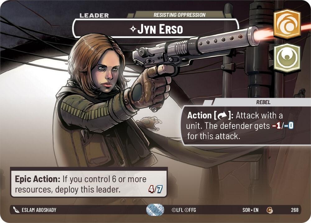 Jyn Erso - Resisting Oppression (Showcase) (268) [Spark of Rebellion] | Exor Games New Glasgow