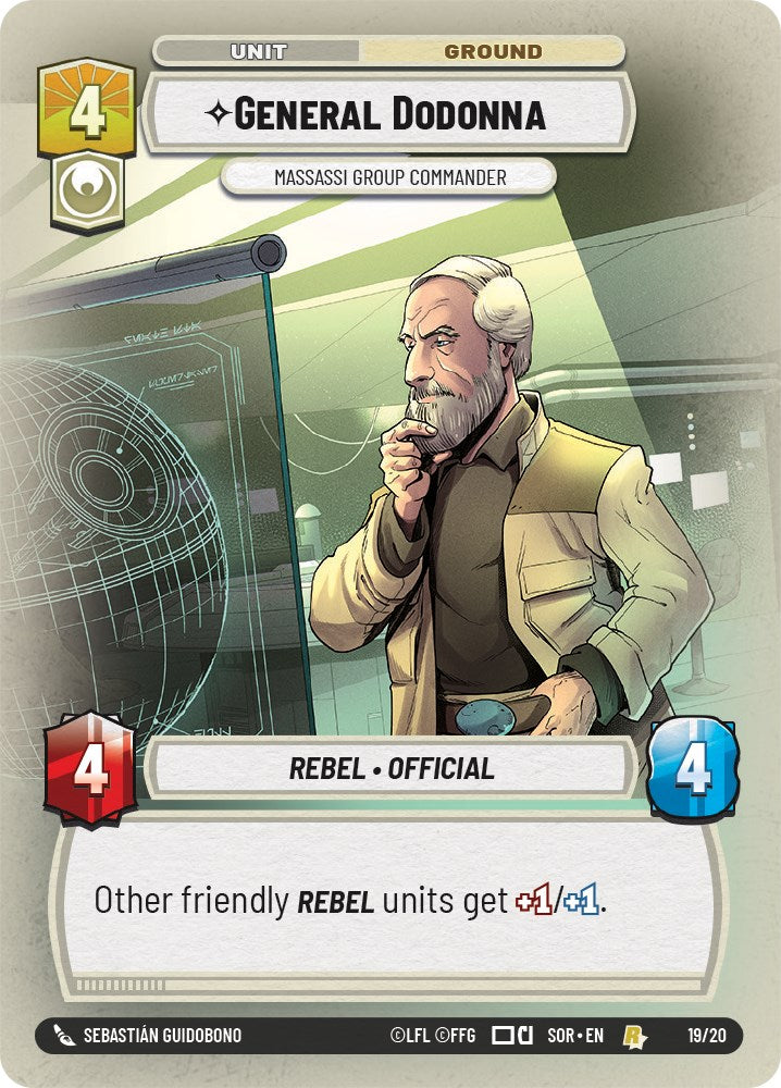 General Dodonna - Massassi Group Commander (19/20) [Spark of Rebellion: Weekly Play] | Exor Games New Glasgow