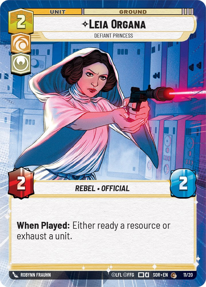 Leia Organa - Defiant Princess (11/20) [Spark of Rebellion: Weekly Play] | Exor Games New Glasgow
