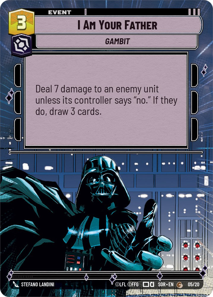 I Am Your Father (Hyperspace) (5/20) [Spark of Rebellion: Weekly Play] | Exor Games New Glasgow