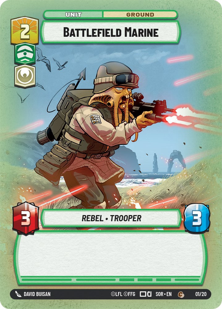 Battlefield Marine (1/20) [Spark of Rebellion: Weekly Play] | Exor Games New Glasgow