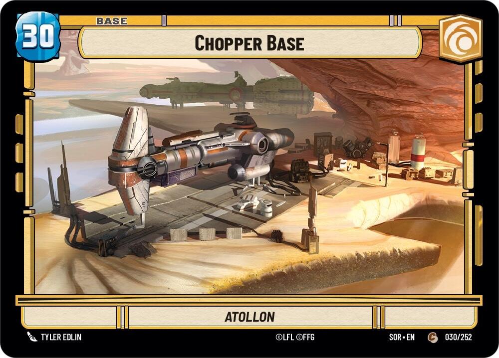 Chopper Base // Experience (30 // T01) [Spark of Rebellion] | Exor Games New Glasgow