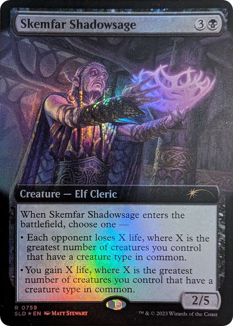 Skemfar Shadowsage (Extended Art) [Secret Lair Drop Series] | Exor Games New Glasgow